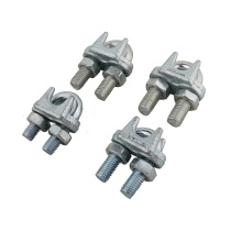 Selling Factory U Bolt Type Electric Cable Connector Clamp Stainless Steel Wire Rope Clip